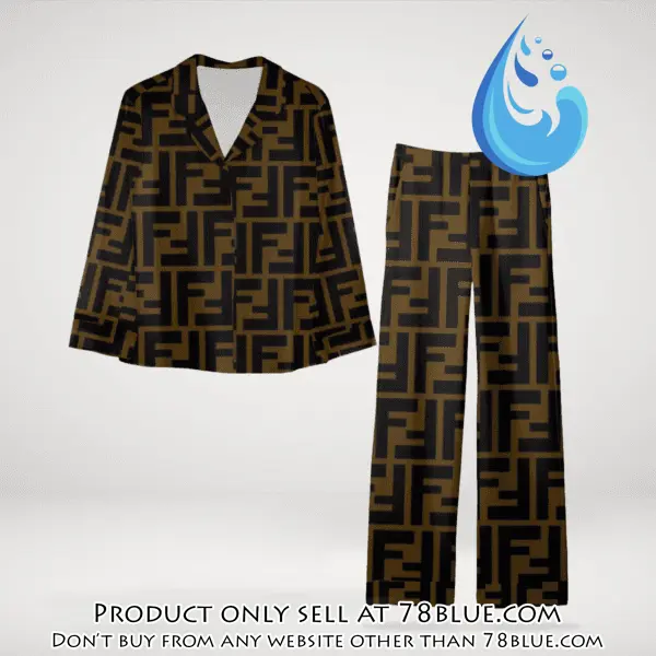 Trending luxury fendi satin pajama set pjs1051 78b2038327